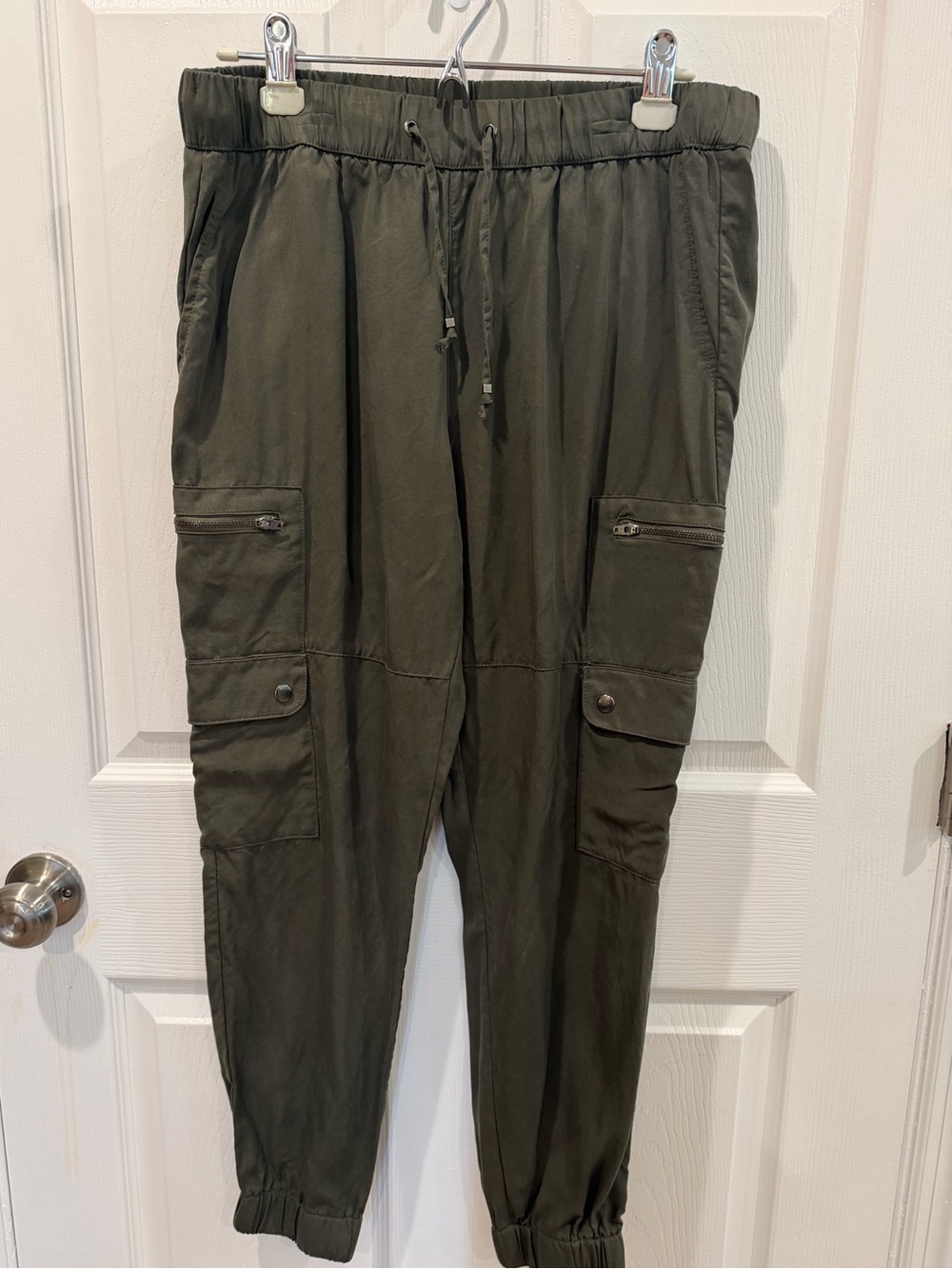 Banana Republic Olive Cargo Joggers
